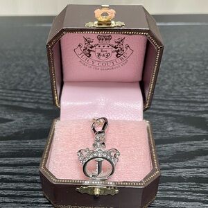 Juicy Couture Silver Crown Charm